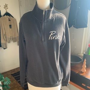 PINK Half Zip Sweatshirt